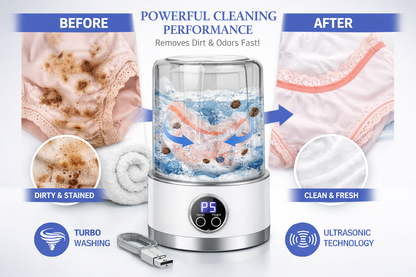 Mini Machine à Laver Portable sans Fil | 1L
