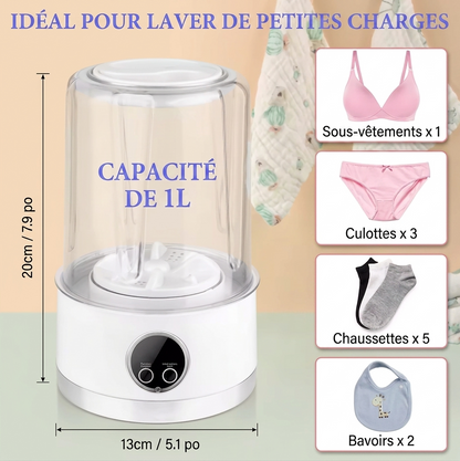 Mini Machine à Laver Portable sans Fil | 1L
