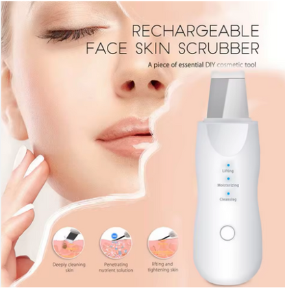Leather Shovel Moisturizing Clean – Appareil de Nettoyage Visage à Spatule Ultrasonique 6 en 1